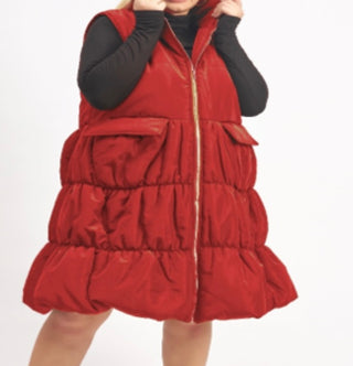 Puffer dress jacket