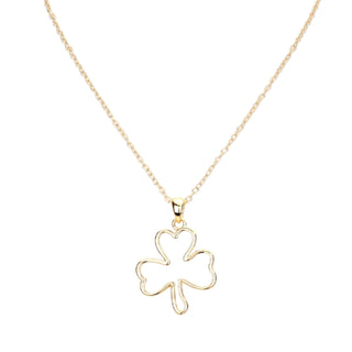 open clover necklace