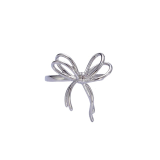 Earrings - 14 K Dipped Bow Ring