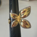 split flower ring