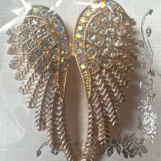 angel wing brooch