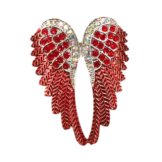 angel wing brooch