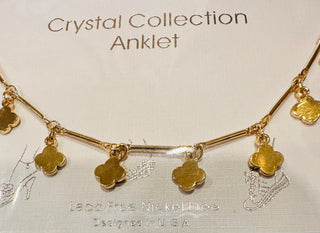 drop clover anklet