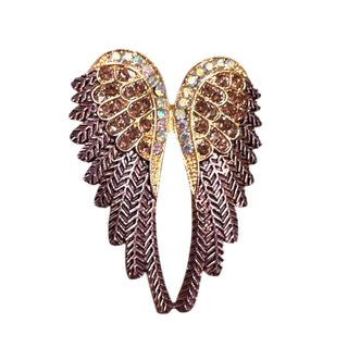 angel wing brooch