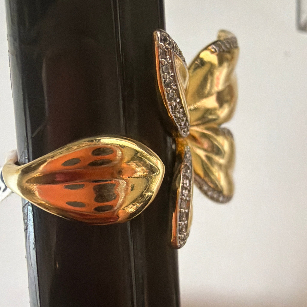 split flower ring