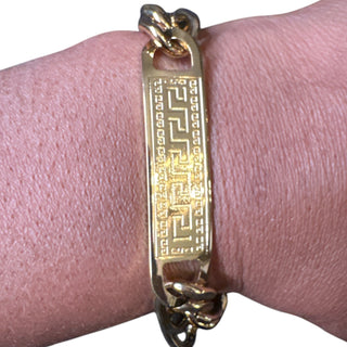 mens maze link bracelet