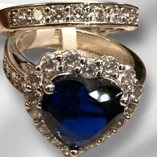 Blue love ring