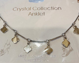 drop clover anklet