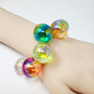 Twisted bubbles bracelet