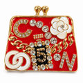 Ladies bag brooch