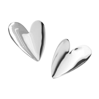 metal heart stud