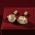 Baroque Pearl studs