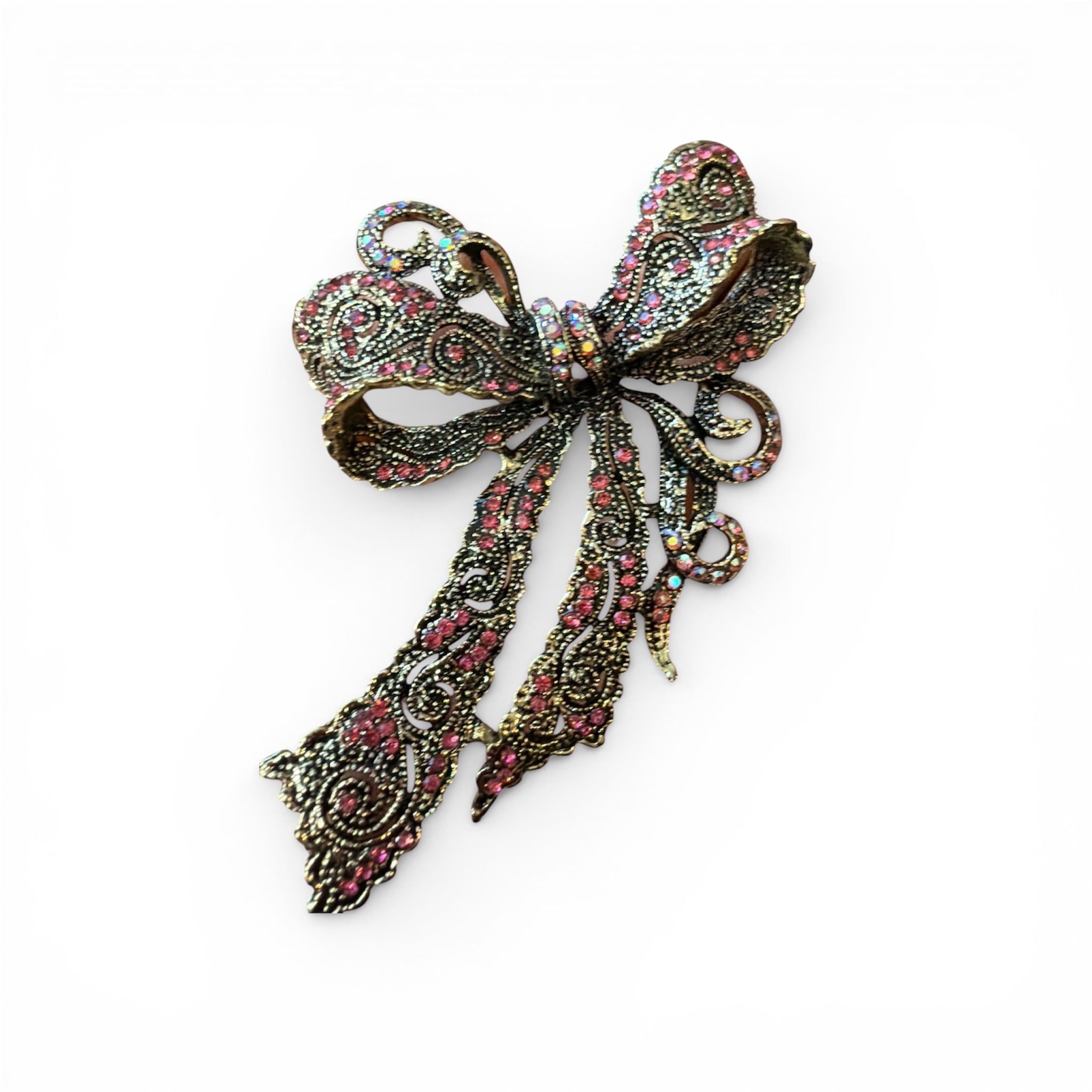 Antique Crystal Bow Statement