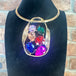 Gold oval