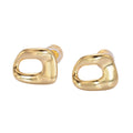 Molten Geometric Stud Earrings