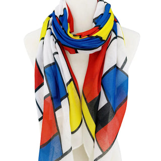 Geo Color Block Scarf