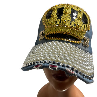 Gold Crown Pearrled Den ‘Em Cap