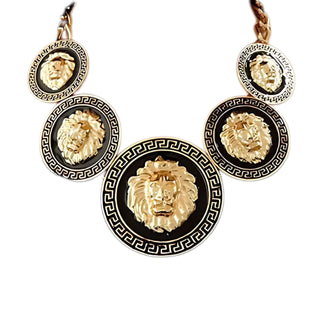 Necklace - Black Lion