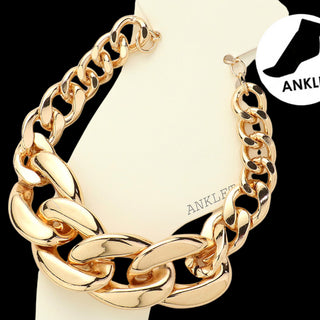 Chunky Gold Anklet