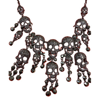 SKULL COLD CHANDELIER NECKLACE