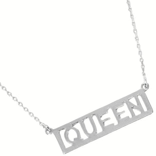 Dipped Queen Bar Necklace