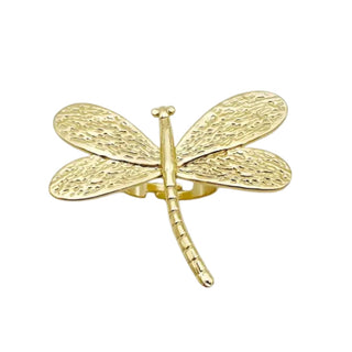 Gold Dragonfly Ring