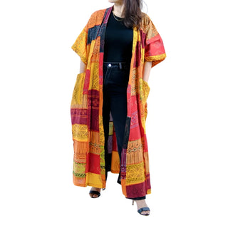 Patchwork Oversized Duster