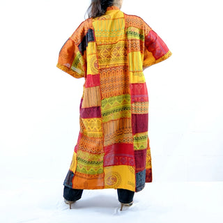 Patchwork Oversized Duster