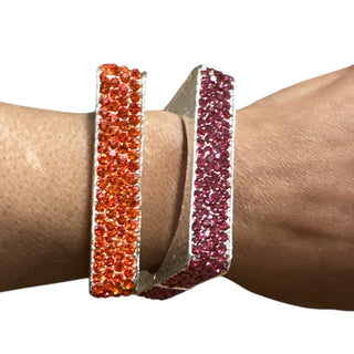 Geometric Gem Bracelets