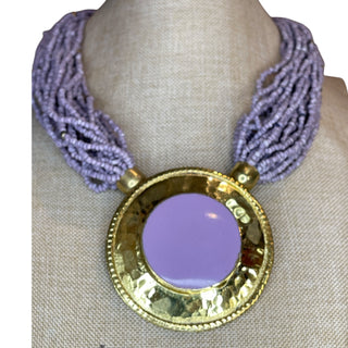 Lavender Talisman Necklace