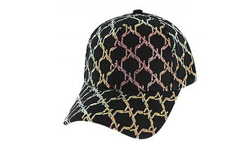 Sequin baseball cap