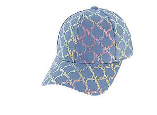 Sequin baseball cap