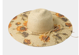 Sunflower straw hat