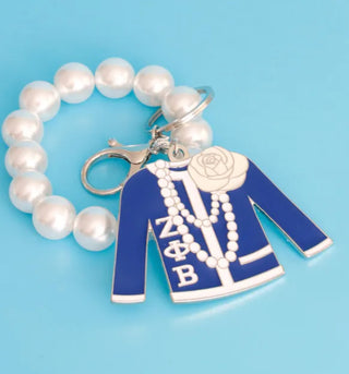 sorority bracelet /purse charm /key holder