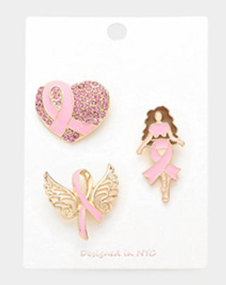 3 piece brooch/pin