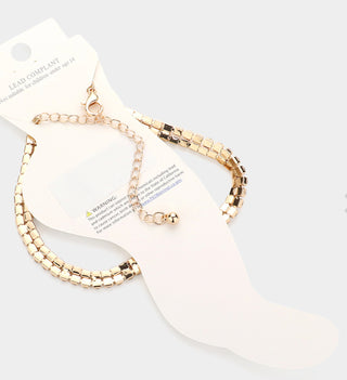 The Bold & The Bling Anklet