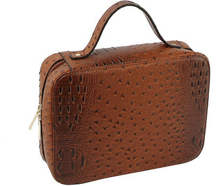 Ostrich bible case handbag