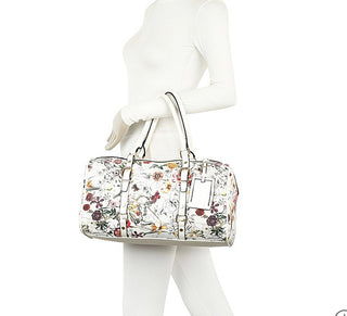 flower satchel handbag set