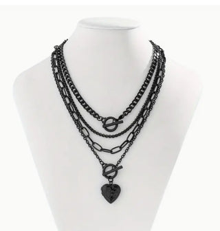 Black elegance chain set