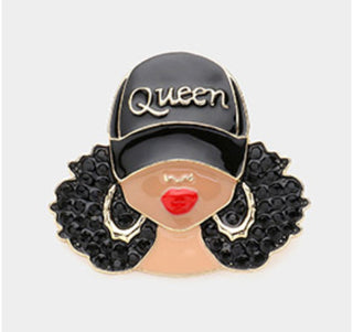 queen pin brooch