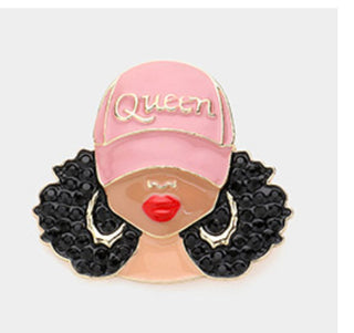 queen pin brooch