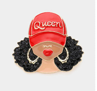 queen pin brooch