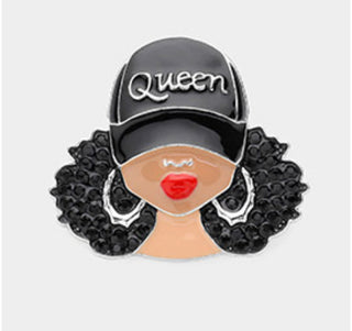 queen pin brooch