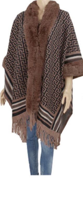 Poncho - Winter Maze Poncho