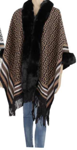 Poncho - Winter Maze Poncho