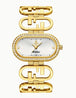 gold white face