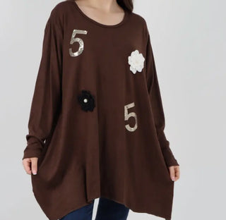 Top - Five Flower Tunic