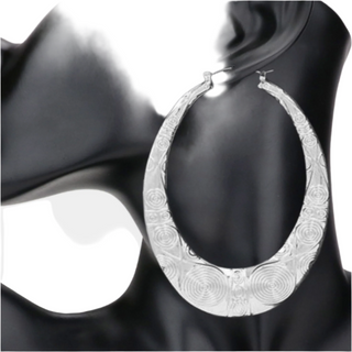 Vintage tribal hoop