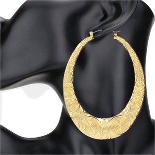 Vintage tribal hoop
