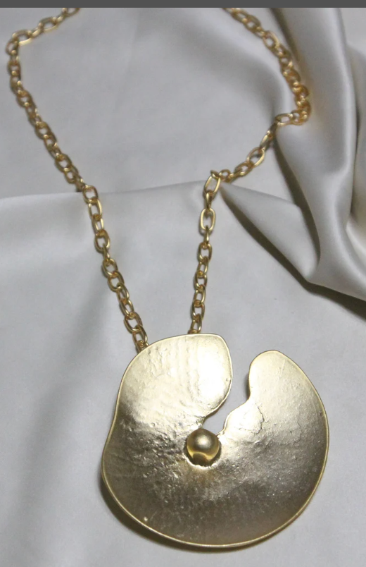 Lotus bloom necklace